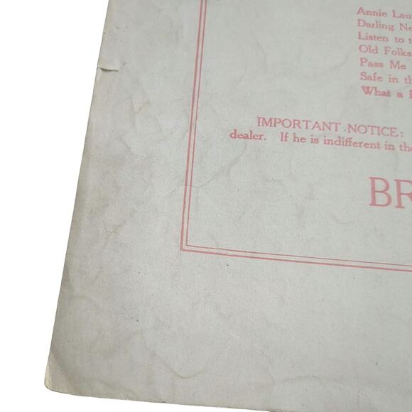 1916 Why Not Be The Same To Mother Dear Sheet Music Eugene Kenney - Picture 9 of 10